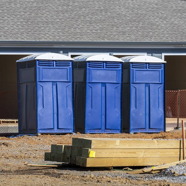 what is the maximum capacity for a single porta potty in Banks Michigan